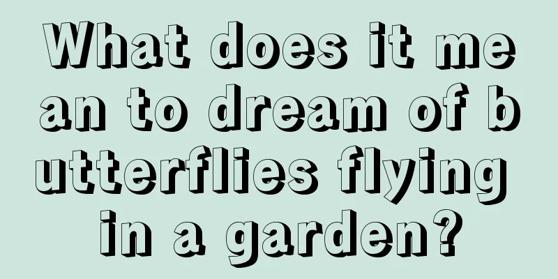 What does it mean to dream of butterflies flying in a garden?