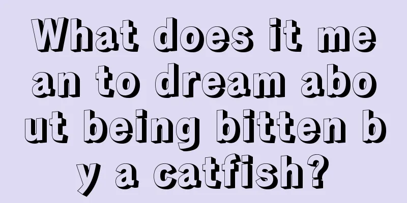 What does it mean to dream about being bitten by a catfish?