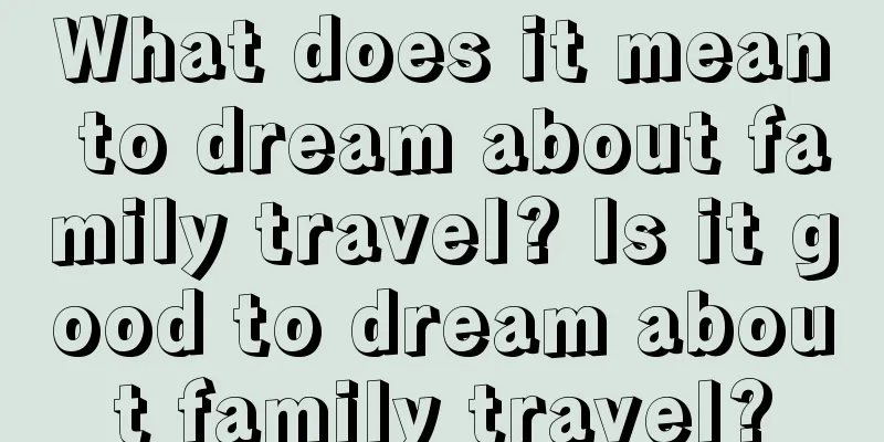 What does it mean to dream about family travel? Is it good to dream about family travel?