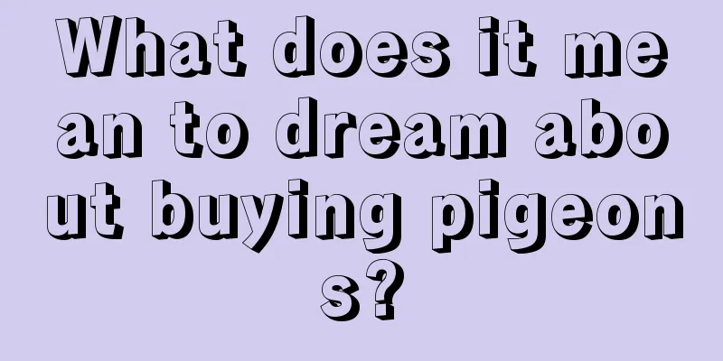 What does it mean to dream about buying pigeons?