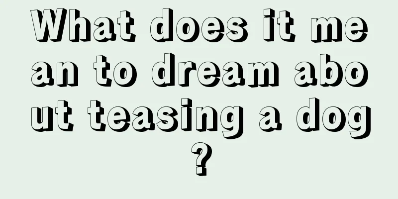 What does it mean to dream about teasing a dog?