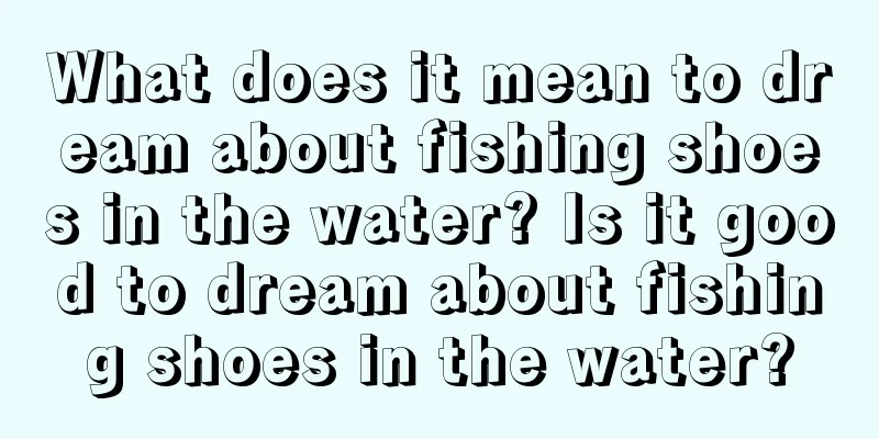 What does it mean to dream about fishing shoes in the water? Is it good to dream about fishing shoes in the water?