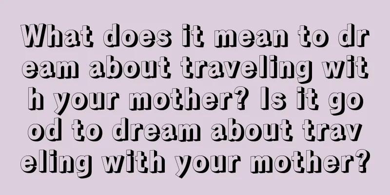 What does it mean to dream about traveling with your mother? Is it good to dream about traveling with your mother?