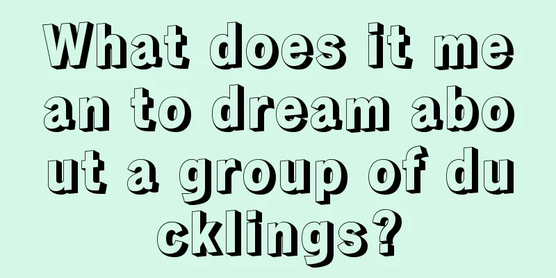 What does it mean to dream about a group of ducklings?