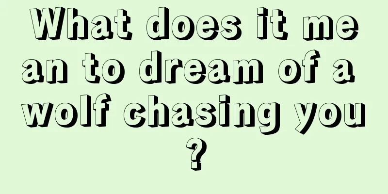 What does it mean to dream of a wolf chasing you?