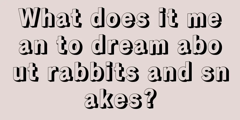 What does it mean to dream about rabbits and snakes?