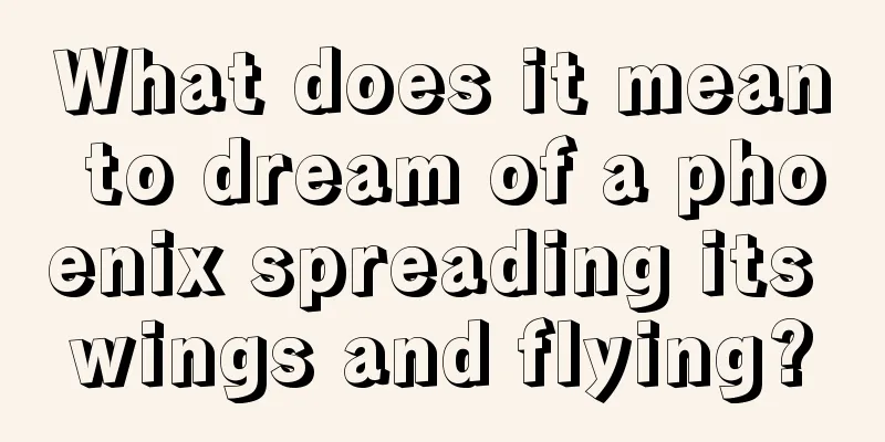 What does it mean to dream of a phoenix spreading its wings and flying?