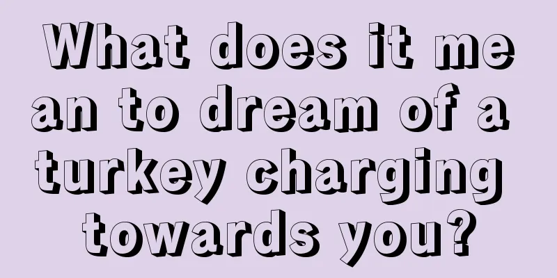 What does it mean to dream of a turkey charging towards you?