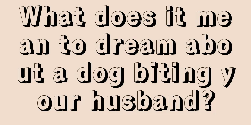 What does it mean to dream about a dog biting your husband?