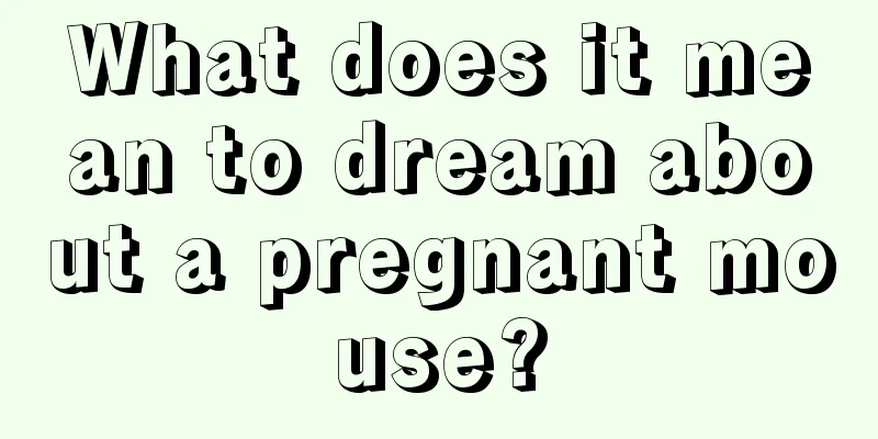 What does it mean to dream about a pregnant mouse?