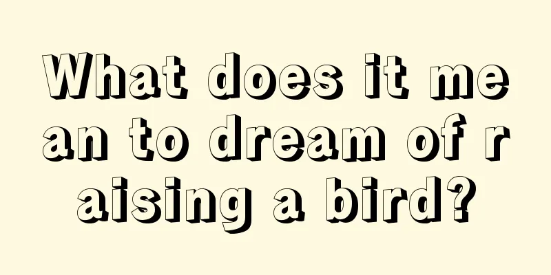 What does it mean to dream of raising a bird?