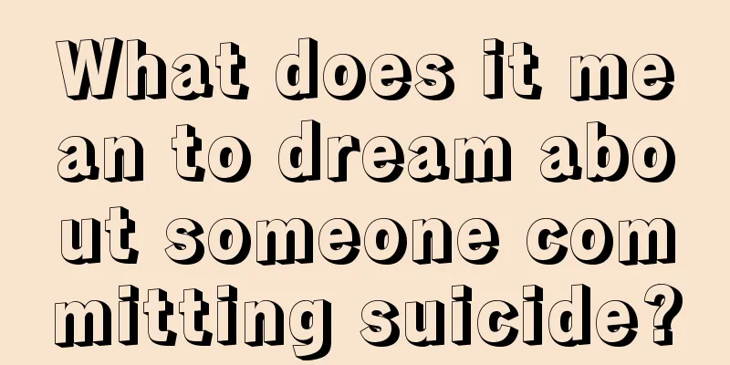 What does it mean to dream about someone committing suicide?