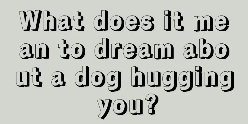 What does it mean to dream about a dog hugging you?