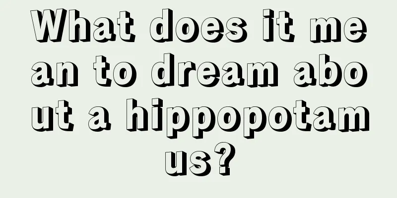 What does it mean to dream about a hippopotamus?