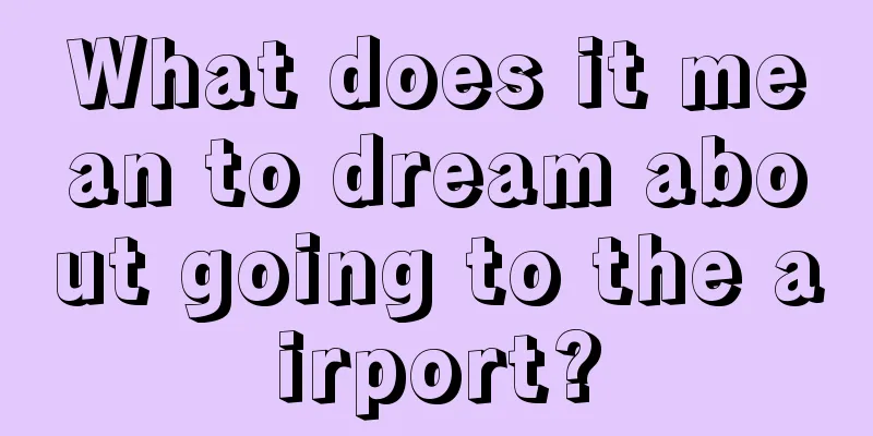 What does it mean to dream about going to the airport?