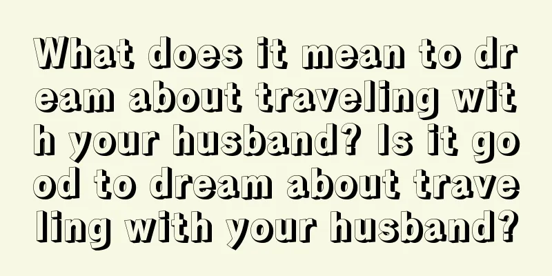 What does it mean to dream about traveling with your husband? Is it good to dream about traveling with your husband?