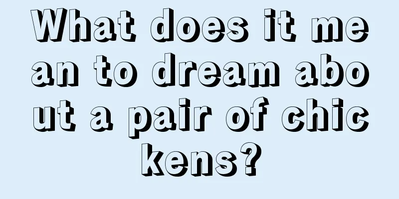 What does it mean to dream about a pair of chickens?