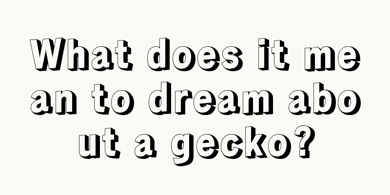 What does it mean to dream about a gecko?