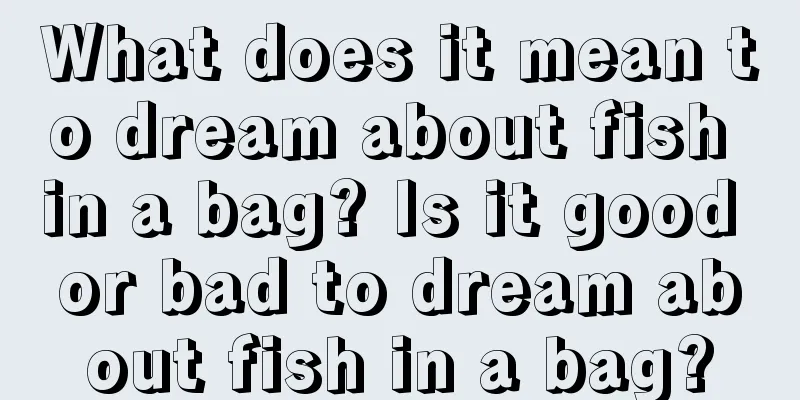 What does it mean to dream about fish in a bag? Is it good or bad to dream about fish in a bag?