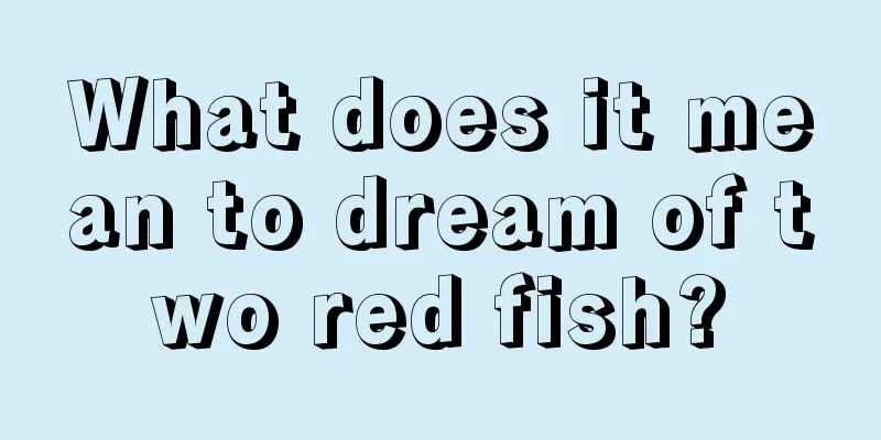 What does it mean to dream of two red fish?