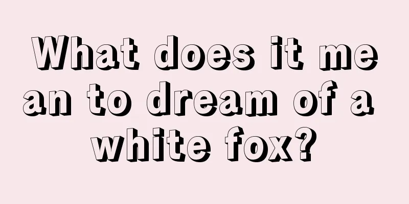 What does it mean to dream of a white fox?