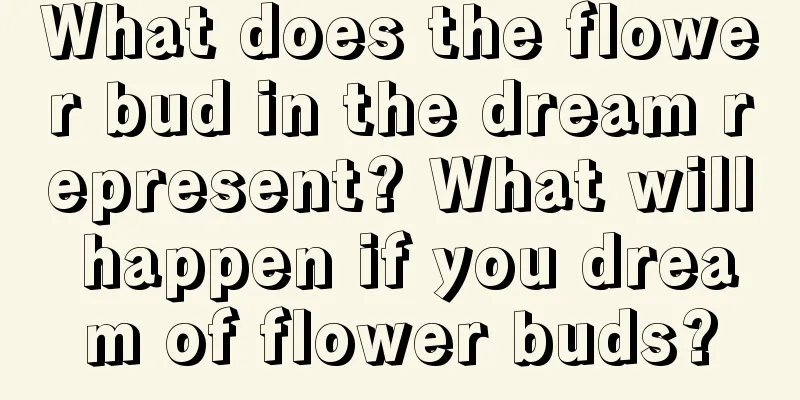 What does the flower bud in the dream represent? What will happen if you dream of flower buds?