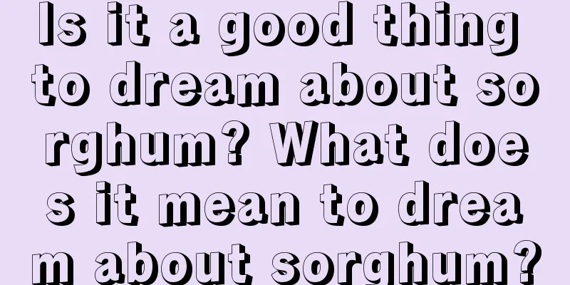 Is it a good thing to dream about sorghum? What does it mean to dream about sorghum?