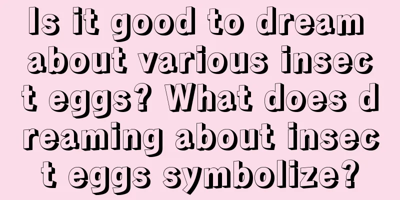 Is it good to dream about various insect eggs? What does dreaming about insect eggs symbolize?