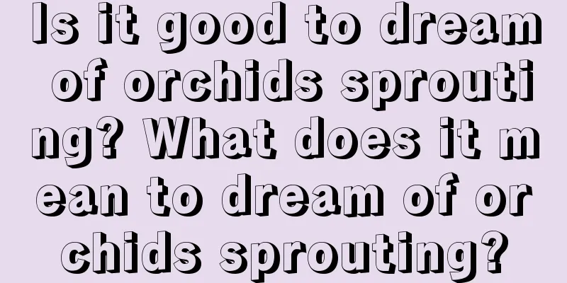 Is it good to dream of orchids sprouting? What does it mean to dream of orchids sprouting?