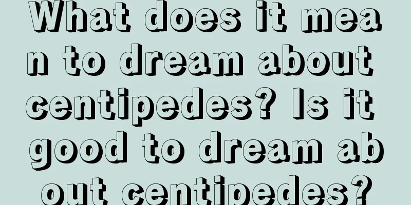 What does it mean to dream about centipedes? Is it good to dream about centipedes?