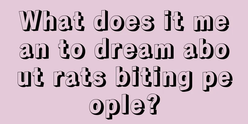 What does it mean to dream about rats biting people?