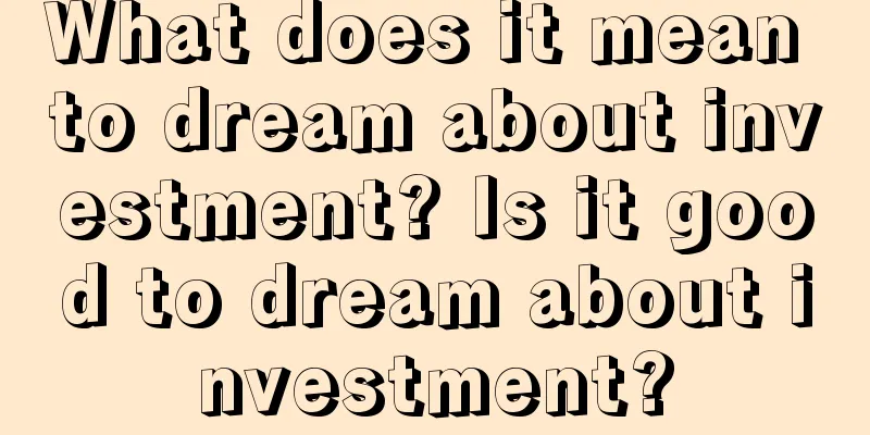 What does it mean to dream about investment? Is it good to dream about investment?