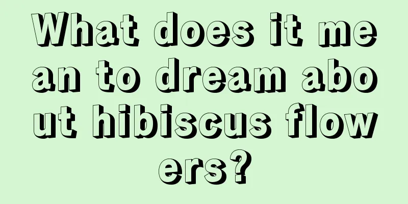 What does it mean to dream about hibiscus flowers?