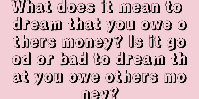 What does it mean to dream that you owe others money? Is it good or bad to dream that you owe others money?