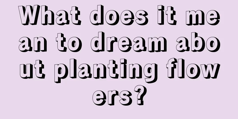 What does it mean to dream about planting flowers?