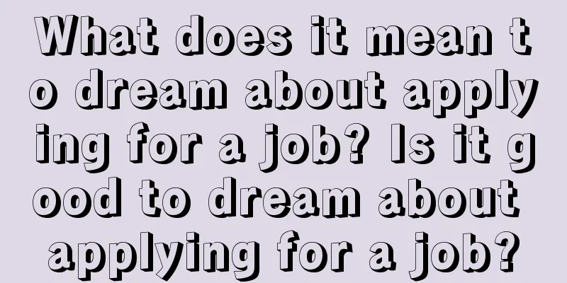 What does it mean to dream about applying for a job? Is it good to dream about applying for a job?