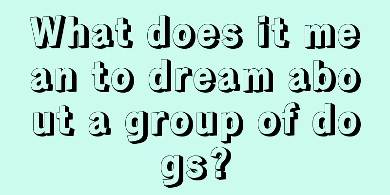 What does it mean to dream about a group of dogs?