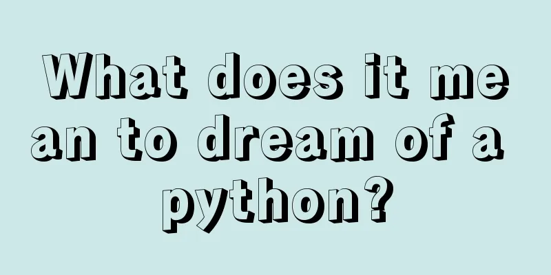 What does it mean to dream of a python?