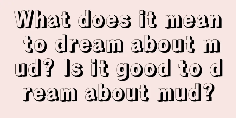 What does it mean to dream about mud? Is it good to dream about mud?