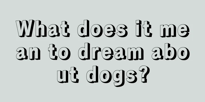 What does it mean to dream about dogs?