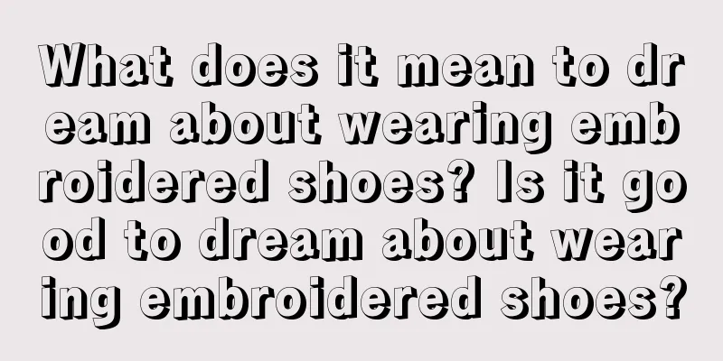 What does it mean to dream about wearing embroidered shoes? Is it good to dream about wearing embroidered shoes?