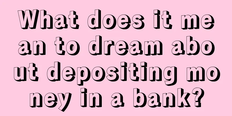 What does it mean to dream about depositing money in a bank?