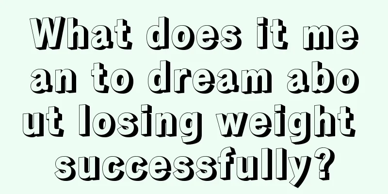 What does it mean to dream about losing weight successfully?