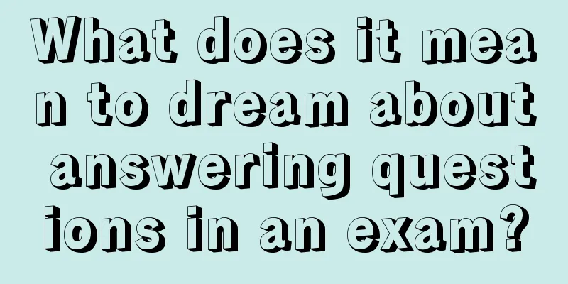 What does it mean to dream about answering questions in an exam?