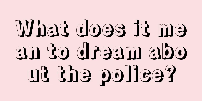 What does it mean to dream about the police?