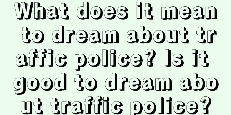 What does it mean to dream about traffic police? Is it good to dream about traffic police?