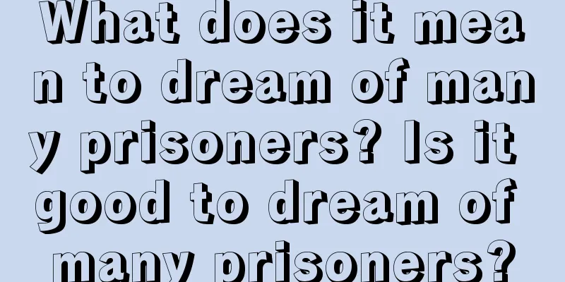 What does it mean to dream of many prisoners? Is it good to dream of many prisoners?