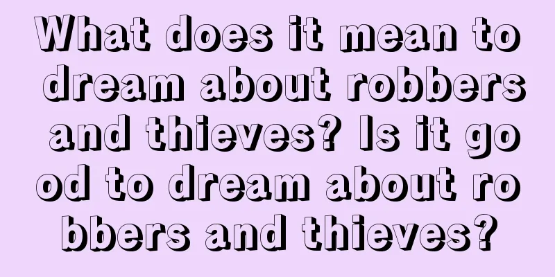 What does it mean to dream about robbers and thieves? Is it good to dream about robbers and thieves?