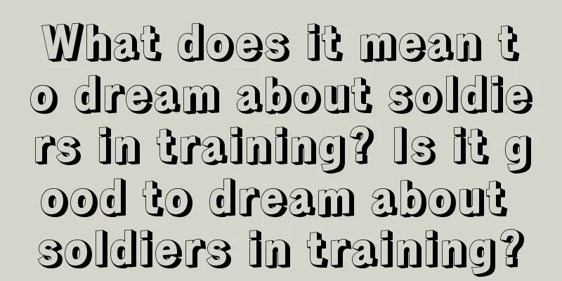 What does it mean to dream about soldiers in training? Is it good to dream about soldiers in training?