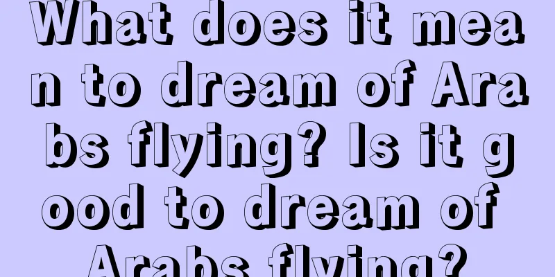 What does it mean to dream of Arabs flying? Is it good to dream of Arabs flying?